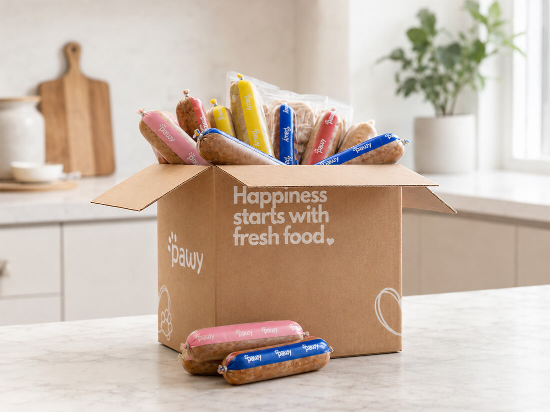 A Pawy box filled with fresh meals